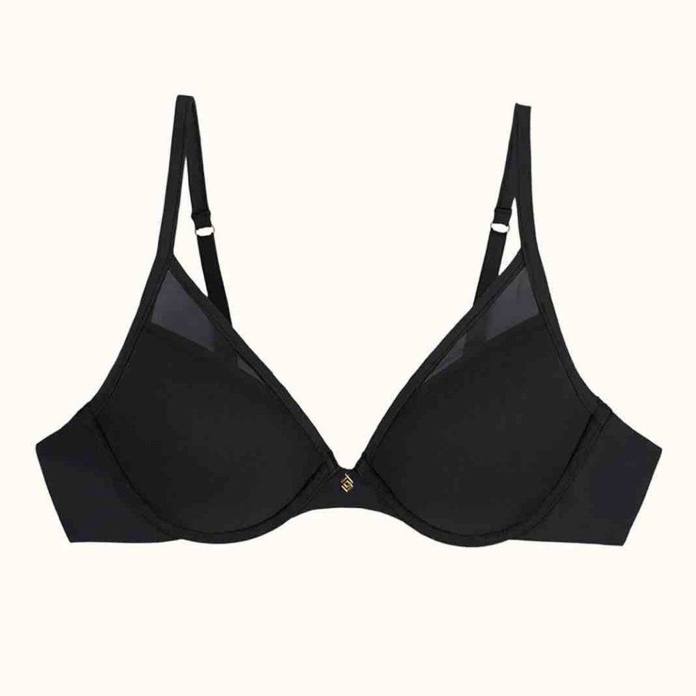 ThirdLove 24/7 Classic Uplift Plunge Bra, Black - 36B